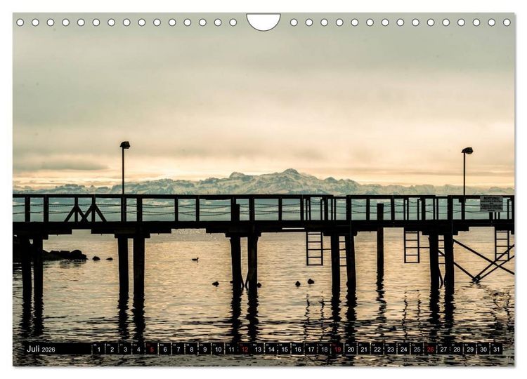 Produktbild: BODENSEE (Wandkalender 2026 DIN A4 quer), CALVENDO Monatskalender