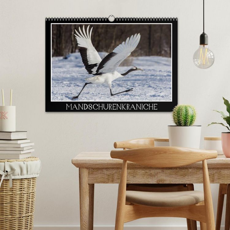 Produktbild: Mandschurenkraniche (Wandkalender 2026 DIN A3 quer), CALVENDO Monatskalender