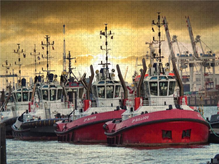 Produktbild: CALVENDO Puzzle Schlepper auf Abruf | 1000 Teile Lege-Gr&ouml;&szlig;e 64x48cm Foto-Puzzle f&uuml;r gl&uuml;ckliche Stunden
