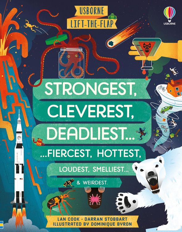 Produktbild: Lift-the-flap Strongest, Cleverest, Deadliest.