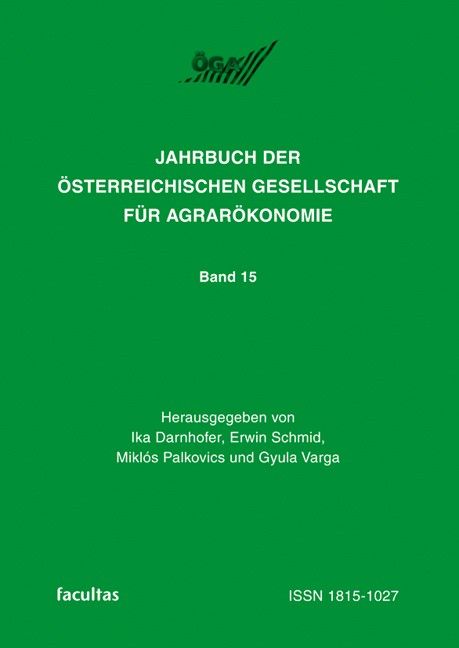 Produktbild: Jahrbuch der &Ouml;sterreichischen Gesellschaft f&uuml;r Agrar&ouml;konomie / Agriculture in Central Europe - Potentials and Risks