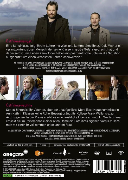 Produktbild: Ostfrieslandkrimi 3: Ostfriesenangst / Ostfriesens&uuml;hne