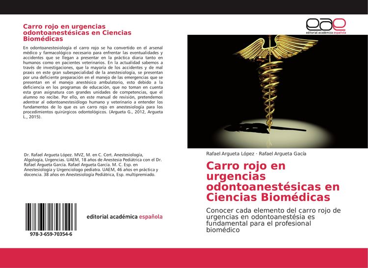 Produktbild: Carro rojo en urgencias odontoanest&eacute;sicas en Ciencias Biom&eacute;dicas