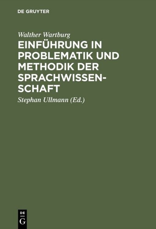 Produktbild: Einf&uuml;hrung in Problematik und Methodik der Sprachwissenschaft