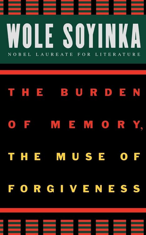 Produktbild: The Burden of Memory, the Muse of Forgiveness