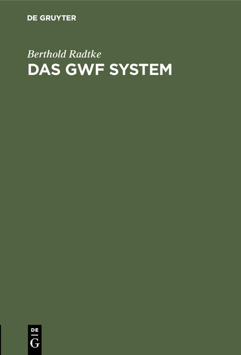 Produktbild: Das GWF System