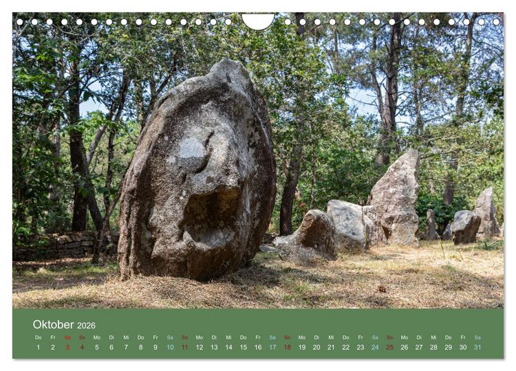 Produktbild: Mysteri&ouml;se Megalithen (Wandkalender 2026 DIN A4 quer), CALVENDO Monatskalender