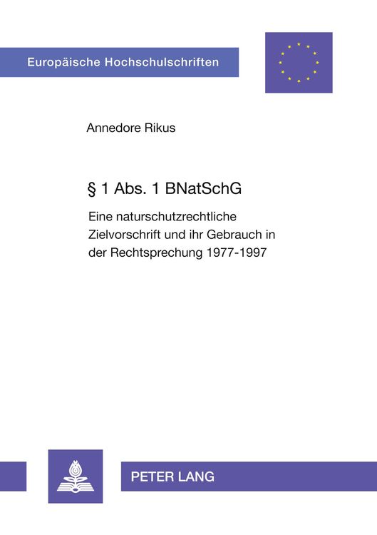 Produktbild: &sect; 1 Abs. 1 BNatSchG