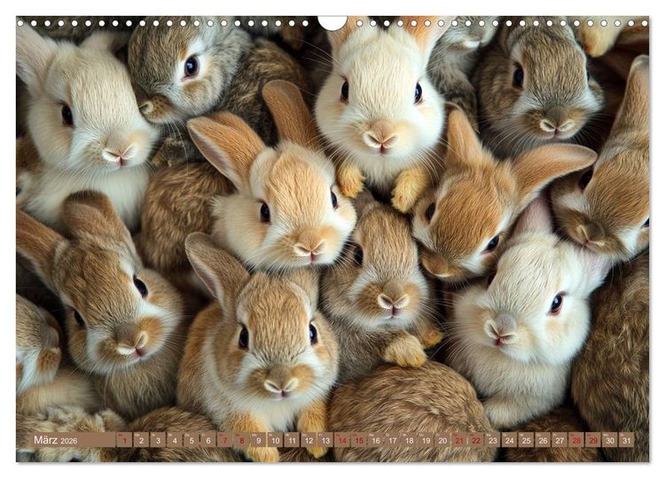 Produktbild: Kuschelblicke (Wandkalender 2026 DIN A3 quer), CALVENDO Monatskalender
