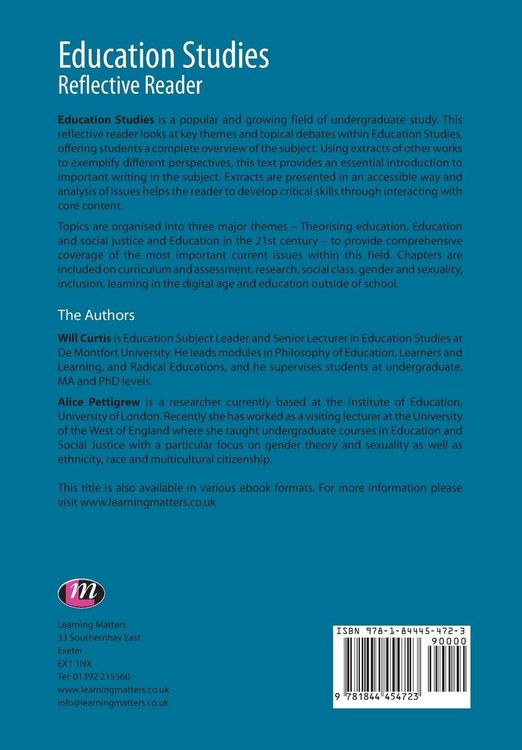 Produktbild: Education Studies Reflective Reader
