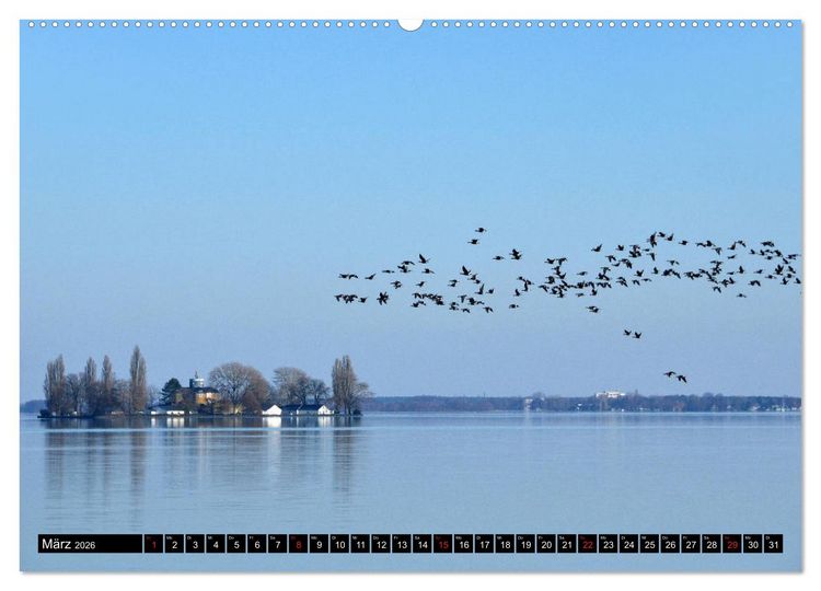 Produktbild: Steinhuder Meer, Momentaufnahmen von Christine Bienert (hochwertiger Premium Wandkalender 2026 DIN A2 quer), Kunstdruck in Hochglanz