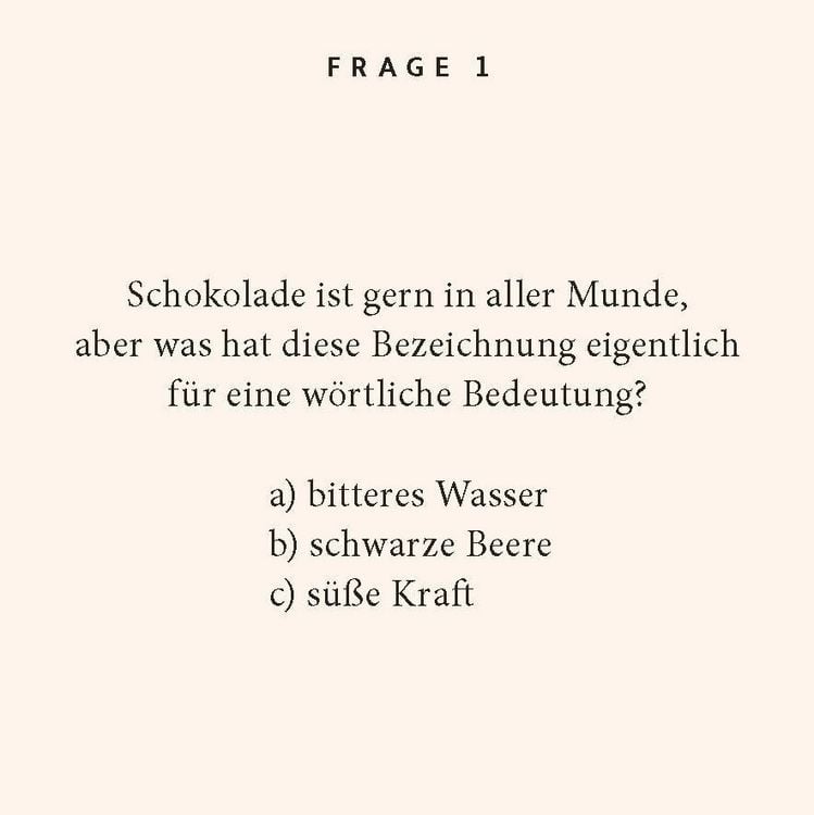 Produktbild: Schokoladen-Quiz