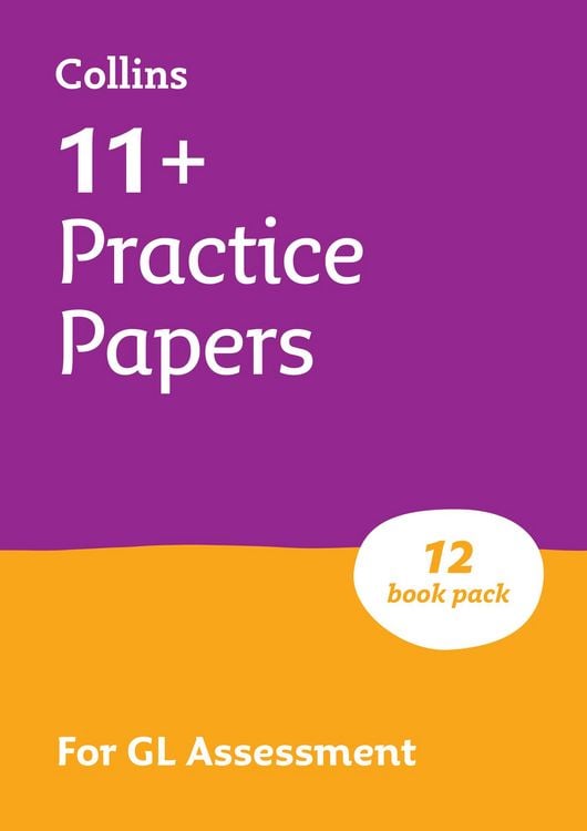 Produktbild: 11+ GL English, Maths, Verbal Reasoning and Non-Verbal Reasoning Practice Papers Pack (with 12 Practice Papers books)