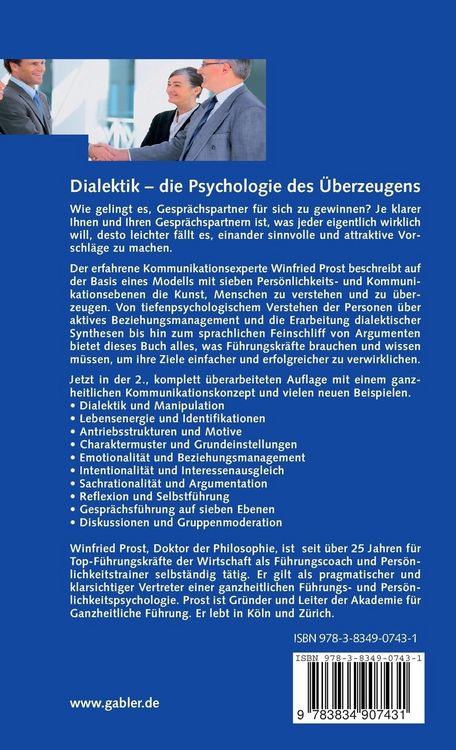 Produktbild: Dialektik - die Psychologie des &Uuml;berzeugens