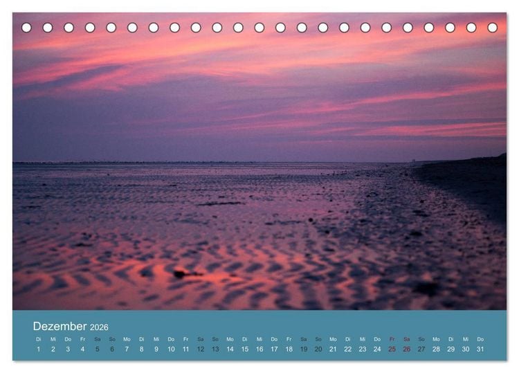 Produktbild: F&ouml;hr 2026. Portr&auml;t einer Insel (Tischkalender 2026 DIN A5 quer), CALVENDO Monatskalender