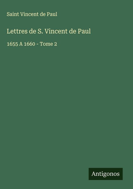 Produktbild: Lettres de S. Vincent de Paul
