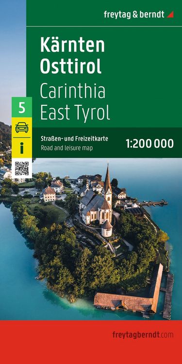 Produktbild: Freytag & berndt Stra&szlig;enkarte K&auml;rnten - Osttirol 1:200.000
