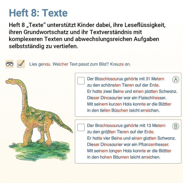 Produktbild: Lesen mit Rico Schnabel, Heft 8: Texte