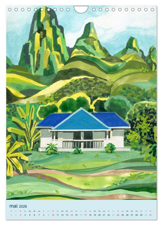 Produktbild: MERVEILLEUSE MOOR&Eacute;A (Calendrier mural 2026 DIN A4 horizontal), CALVENDO calendrier mensuel
