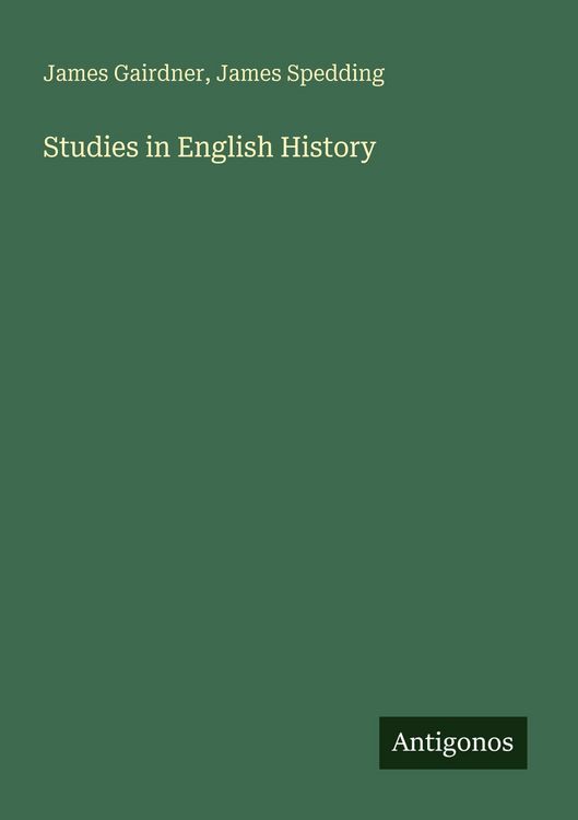 Produktbild: Studies in English History