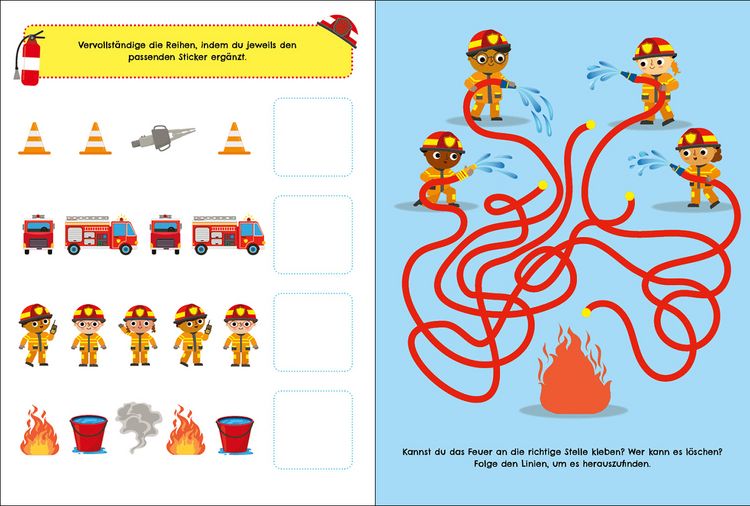 Produktbild: Meine Feuerwehr-Welt - R&auml;tselspa&szlig; mit Stickern