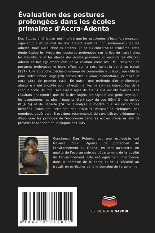 Produktbild: &Eacute;valuation des postures prolong&eacute;es dans les &eacute;coles primaires d'Accra-Adenta