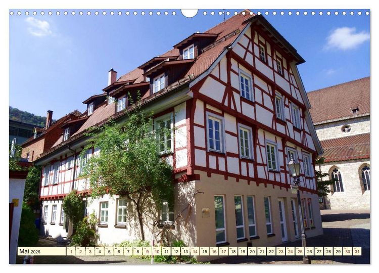 Produktbild: Unterwegs in der Altstadt von Geislingen (Wandkalender 2026 DIN A3 quer), CALVENDO Monatskalender