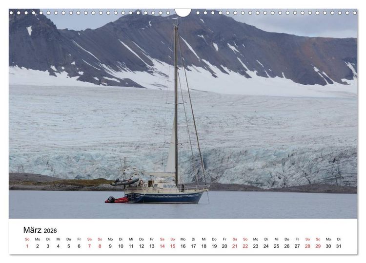 Produktbild: Svalbard 2026 (Wandkalender 2026 DIN A3 quer), CALVENDO Monatskalender