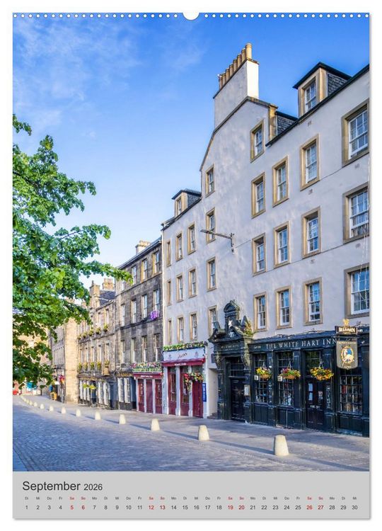 Produktbild: EDINBURGH Historisches Stadtherz (hochwertiger Premium Wandkalender 2026 DIN A2 hoch), Kunstdruck in Hochglanz