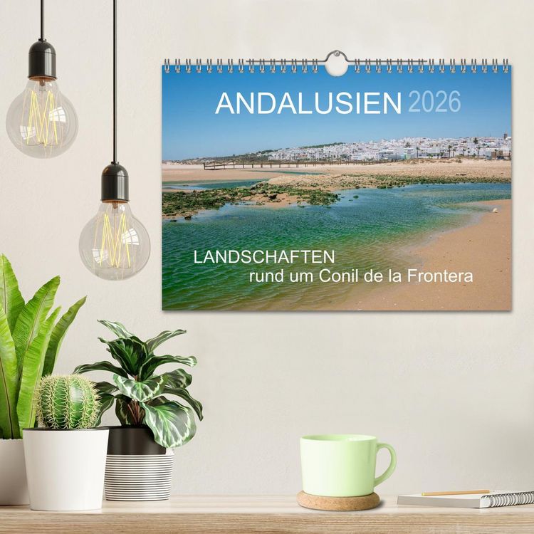 Produktbild: Andalusien - Landschaften rund um Conil de la Frontera (Wandkalender 2026 DIN A4 quer), CALVENDO Monatskalender