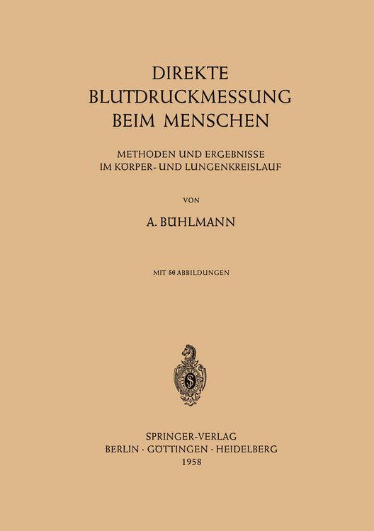 Produktbild: Direkte Blutdruckmessung Beim Menschen