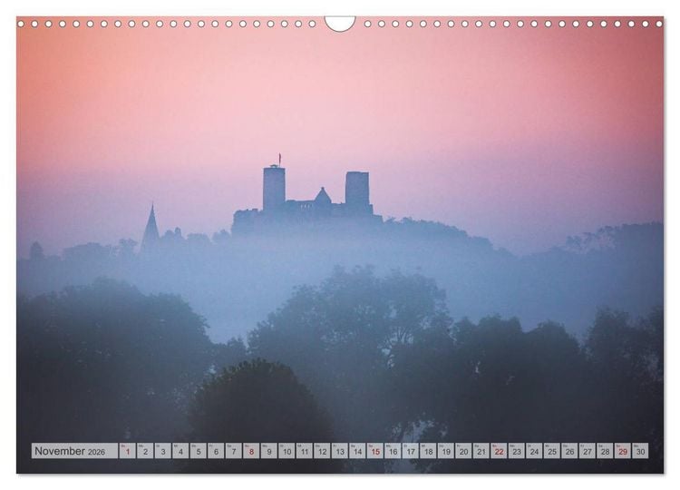 Produktbild: Mittelhessens Burgen und Schl&ouml;sser (Wandkalender 2026 DIN A3 quer), CALVENDO Monatskalender
