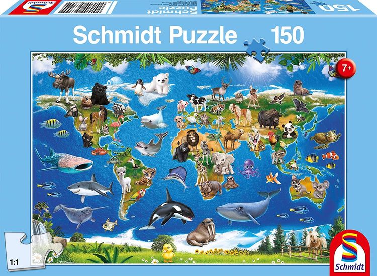 Produktbild: Schmidt Spiele - Lococo Tierwelt, 150 Teile