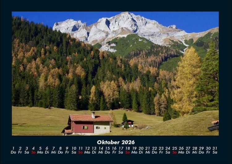 Produktbild: Berge 2026 Fotokalender DIN A4