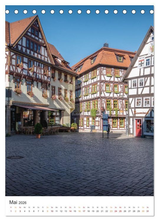 Produktbild: Kurort Schmalkalden (Tischkalender 2026 DIN A5 hoch), CALVENDO Monatskalender