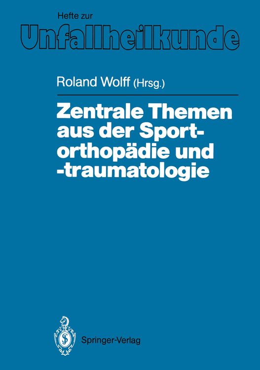 Produktbild: Zentrale Themen aus der Sportorthop&auml;die und -traumatologie