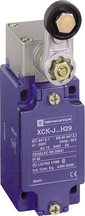 Produktbild: Telemecanique XCKJ10511H29 XCKJ10511H29 Endschalter Rollenhebel IP66 1 St.