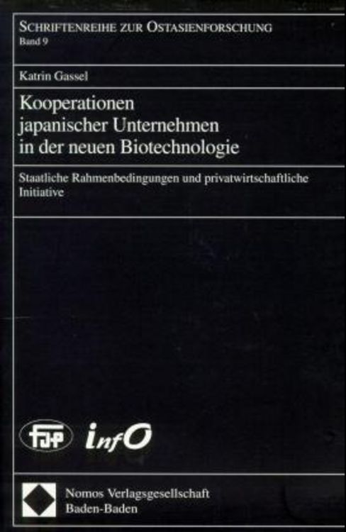 Produktbild: Kooperationen japanischer Unternehmen in der neuen Biotechnologie