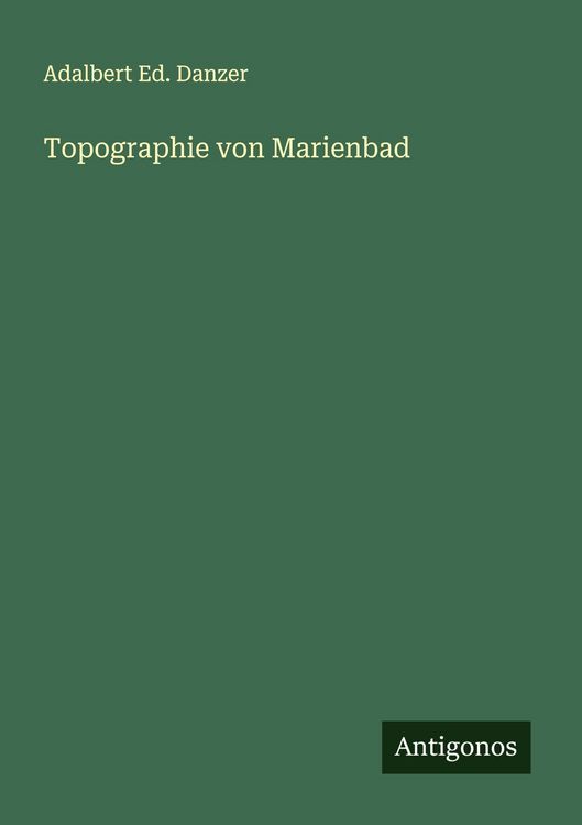 Produktbild: Topographie von Marienbad