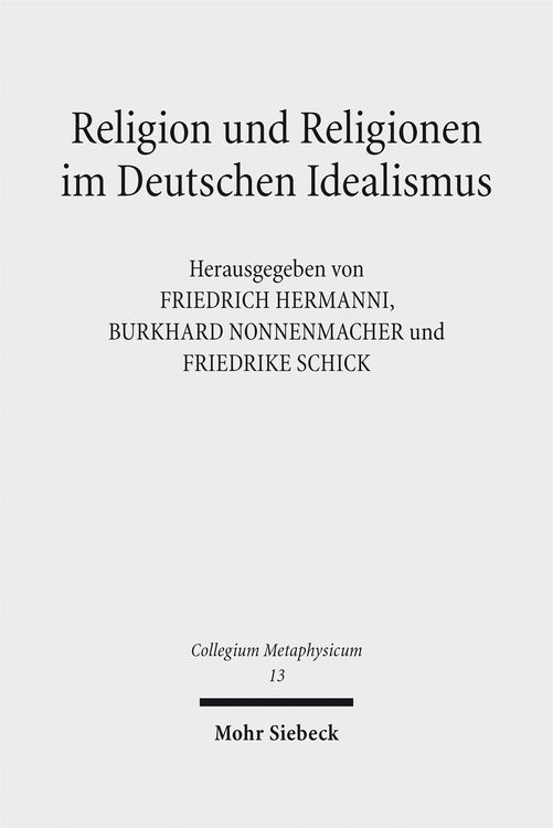 Produktbild: Religion und Religionen im Deutschen Idealismus