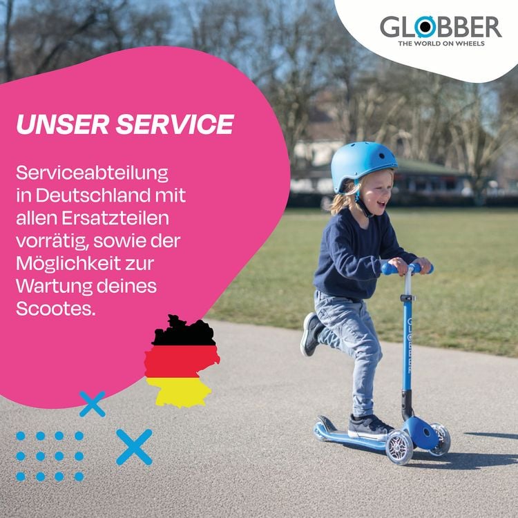 Produktbild: GLOBBER PRIMO FOLDABLE PLUS LIGHTS pink-