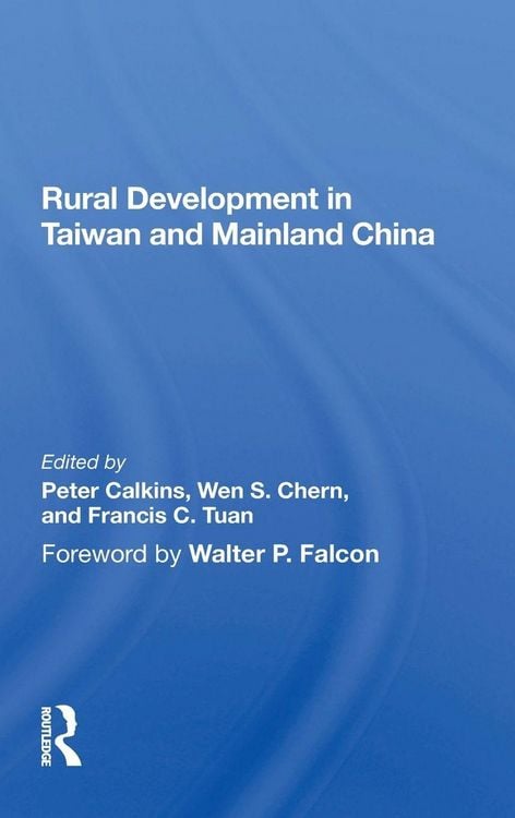 Produktbild: Rural Development In Taiwan And Mainland China