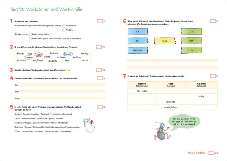 Produktbild: Fit f&uuml;r Deutsch 3. Klasse. Mein Testheft