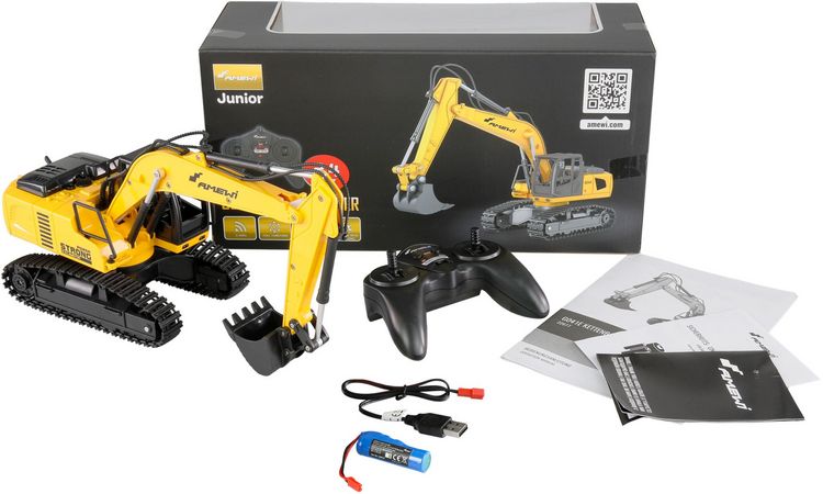 Produktbild: AMEWI G041E Kettenbagger 1:24 RTR