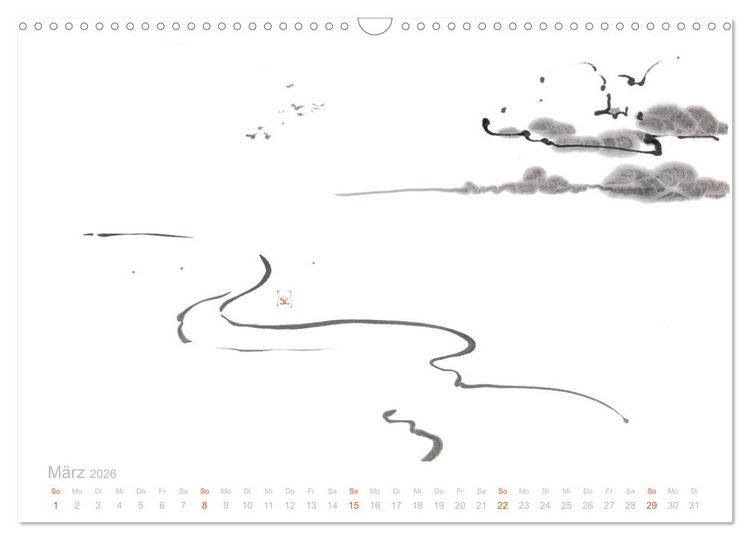 Produktbild: Simply Black and White/ Einfach Schwarz und Weiss - Kunst (Wandkalender 2026 DIN A3 quer), CALVENDO Monatskalender