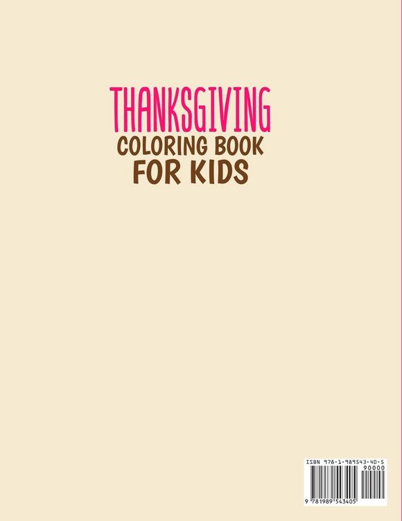 Produktbild: Thanksgiving Coloring Book