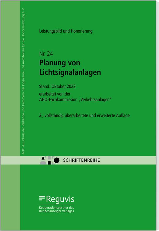 Produktbild: Leistungsbild und Honorierung &ndash; Planung von Lichtsignalanlagen