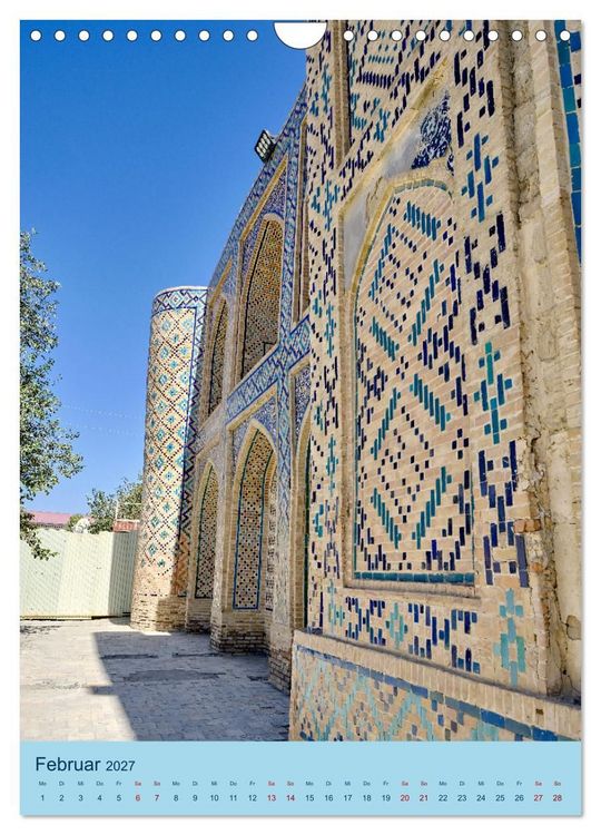 Produktbild: Usbekistan - Historische Architektur (Wandkalender 2027 DIN A4 hoch), CALVENDO Monatskalender