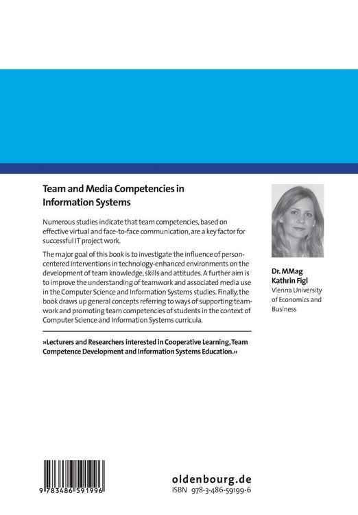 Produktbild: Team and Media Competencies in Information Systems