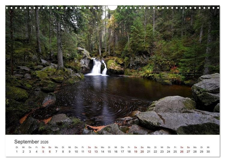 Produktbild: Deutschlands Landschaften 2026 &ndash; Von der K&uuml;ste bis zu den Alpen (Wandkalender 2026 DIN A3 quer), CALVENDO Monatskalender
